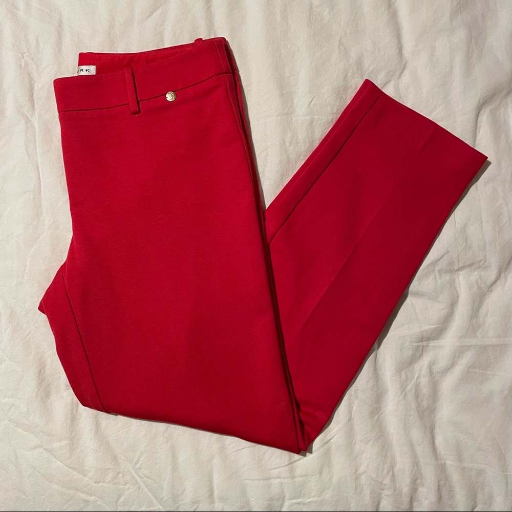 Trina Turk Red Straight Leg Pants